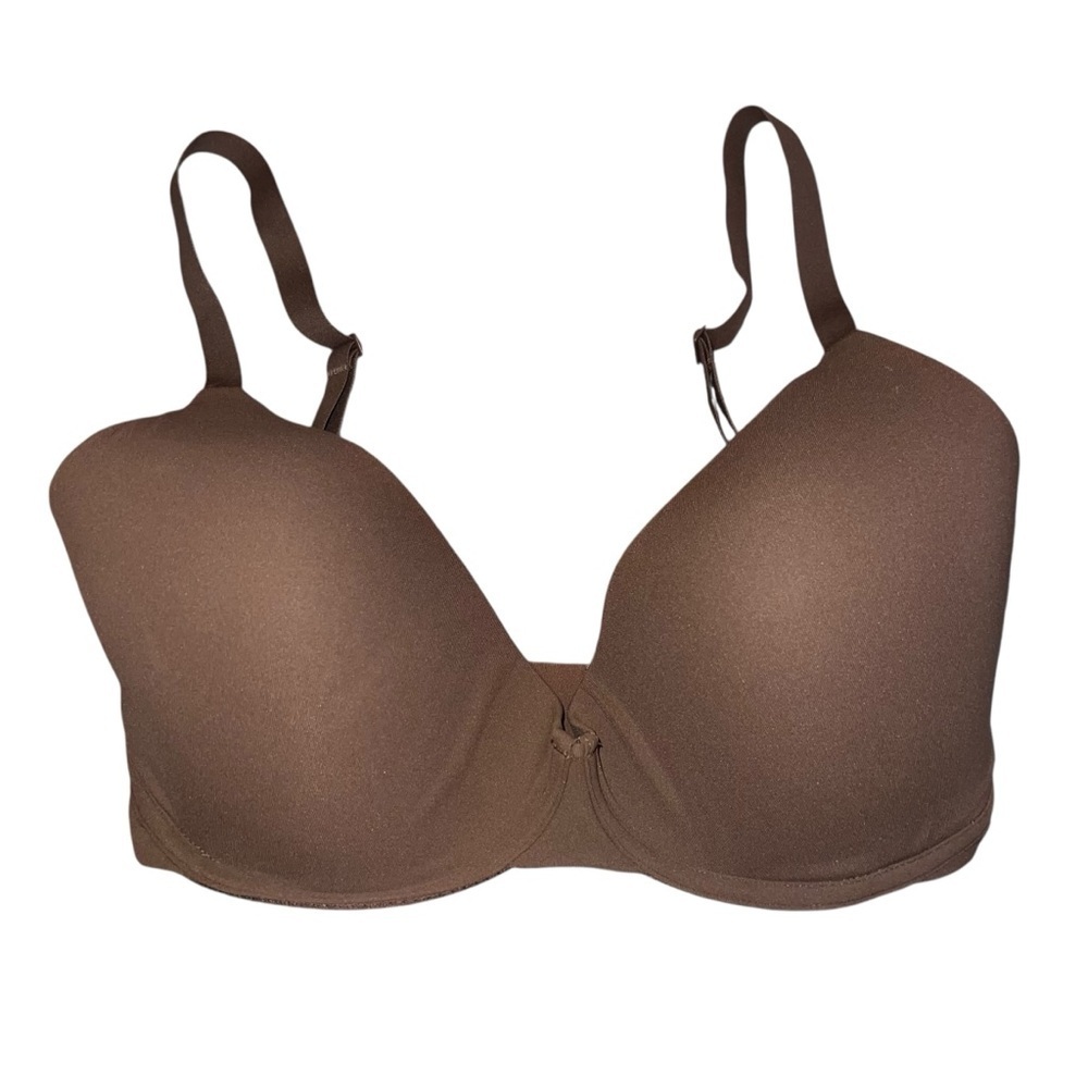 NWOT SKIMS Wireless Full Coverage Bra Cocoa Chocolate Brown Size 32H Neutral